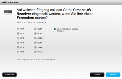 Hab eben den Receiver rausgelöscht und nochmal neu hinzugefügt, diese Eingänge zeigt er mir beim Erstellen der Aktion an